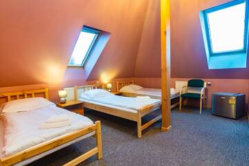 Фото номера Четырехместный номер с собственной ванной комнатой Хостелы MyHostel VOYAGE Sigulda г. Сигулда 2