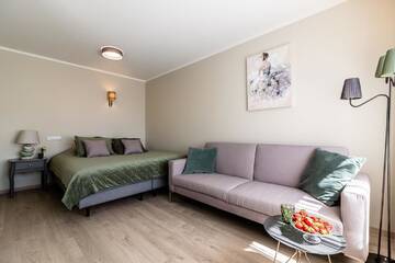 Фото номера Апартаменты с 1 спальней Апартаменты Sigulda city apartment г. Сигулда 11