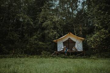 Фото номера Шатер Кемпинги Glempings Klaukas г. Сигулда 8